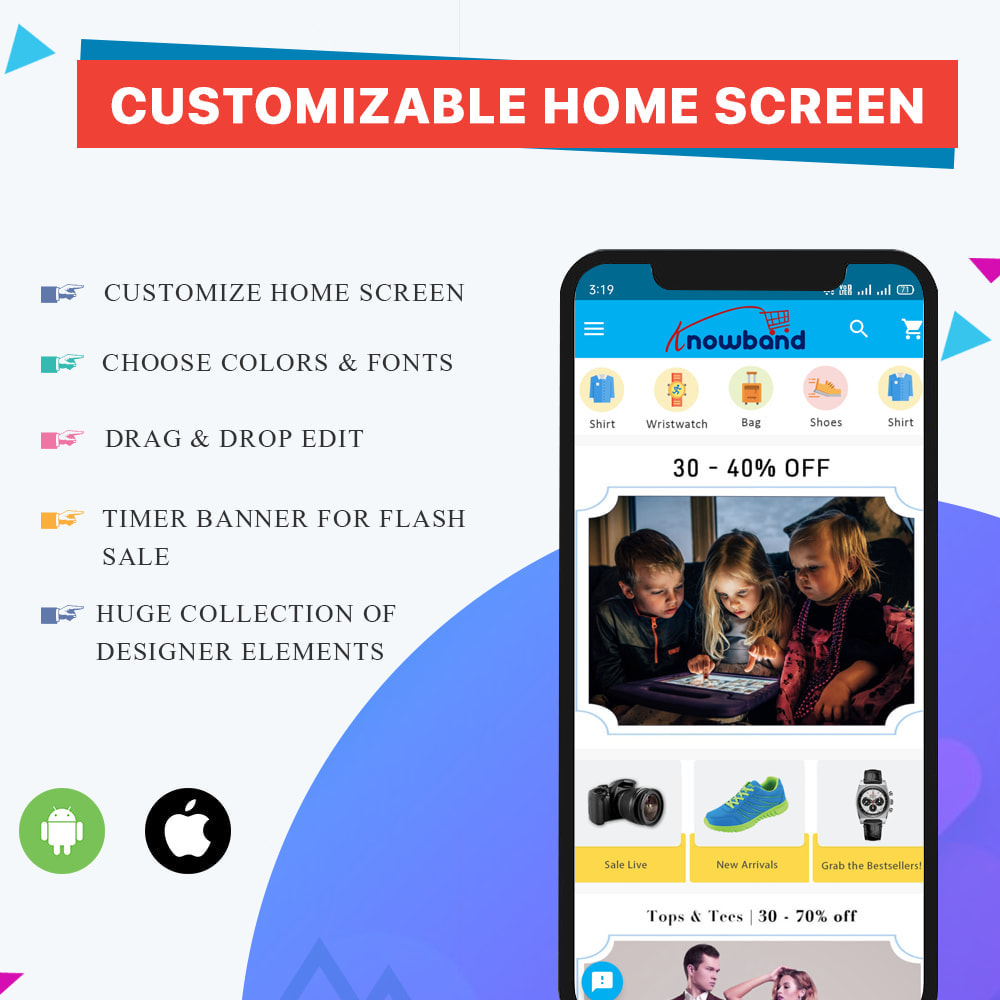 PrestaShop Mobile App Builder - Native App Builder For Ecommerce Store ...