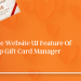 Explaining the Website UI feature of Prestashop gift card manager