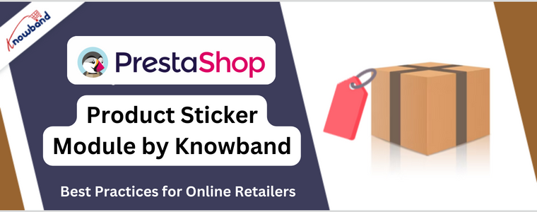 Moduł naklejek na produkty Prestashop firmy Knowband