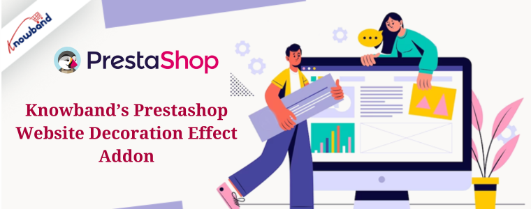 Componente aggiuntivo dell'effetto decorazione del sito Web Prestashop di Knowband