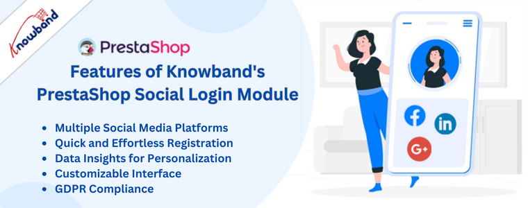 Features of Knowband's PrestaShop Social Login Module