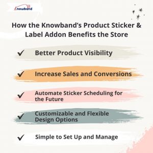 Beneficios adicionales de las etiquetas adhesivas para productos Knowband