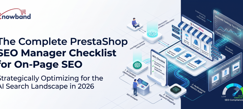 PrestaShop SEO Manager checklist for on-page SEO