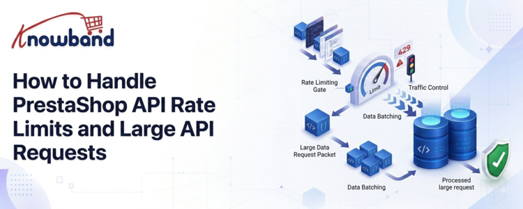 This infographics show the how the admin /prestashop developer can handle the rate limit API in Prestashop